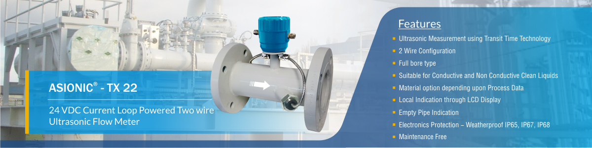 Two-wire-Ultrasonic-Flow-Meter